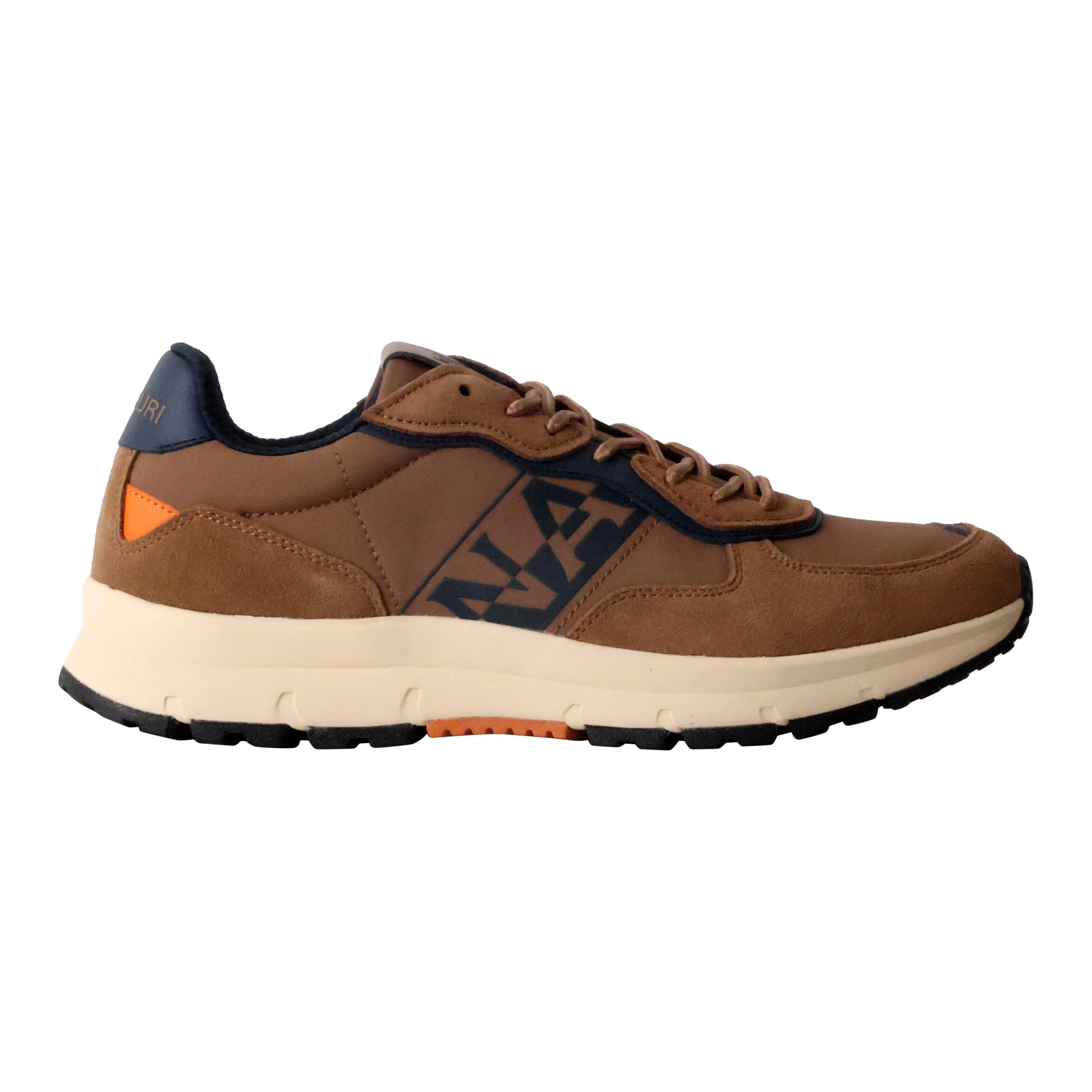 Baskets basses en cuir | Marron