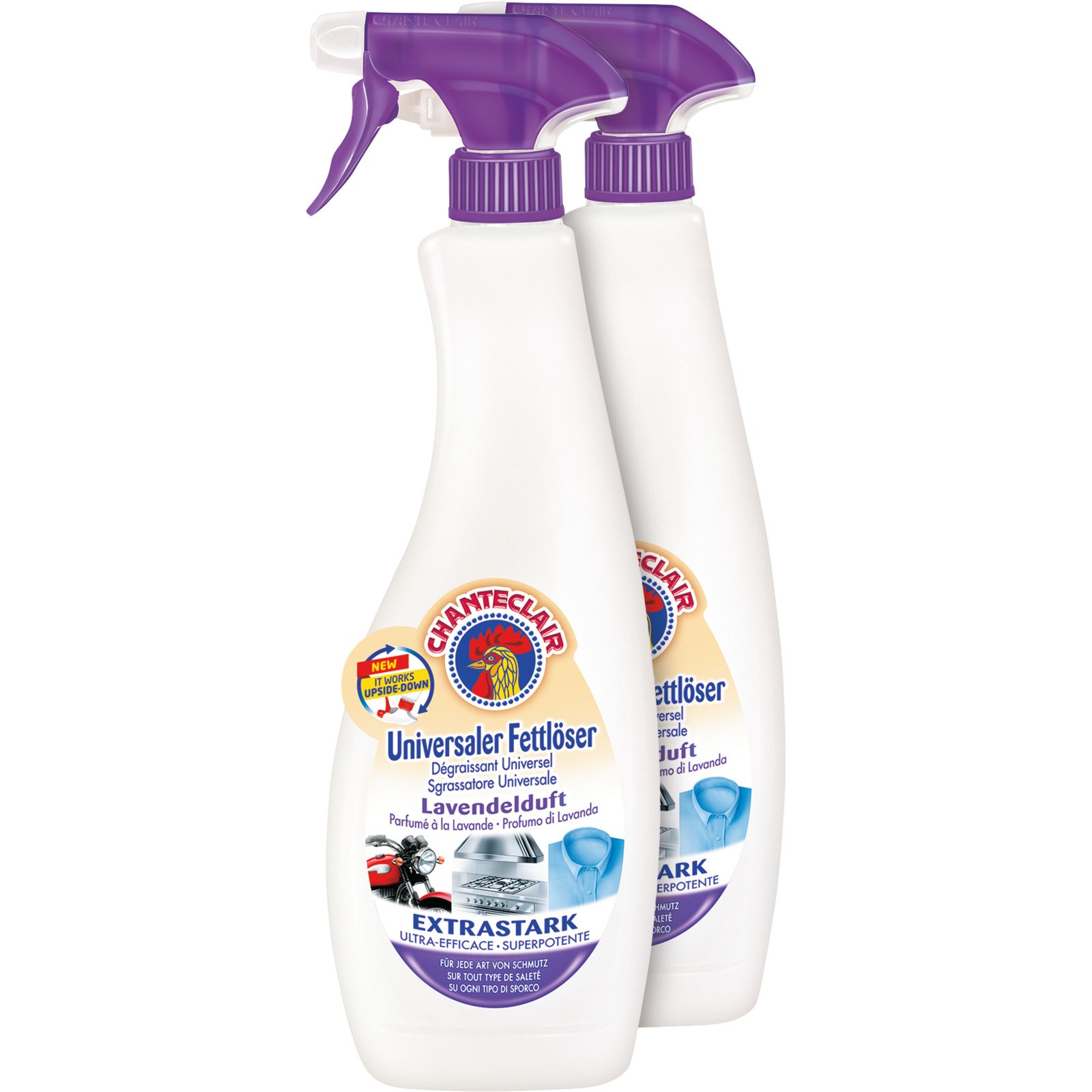 Chanteclair Universaler Fettlöser Lavendel 2 x 750 ml