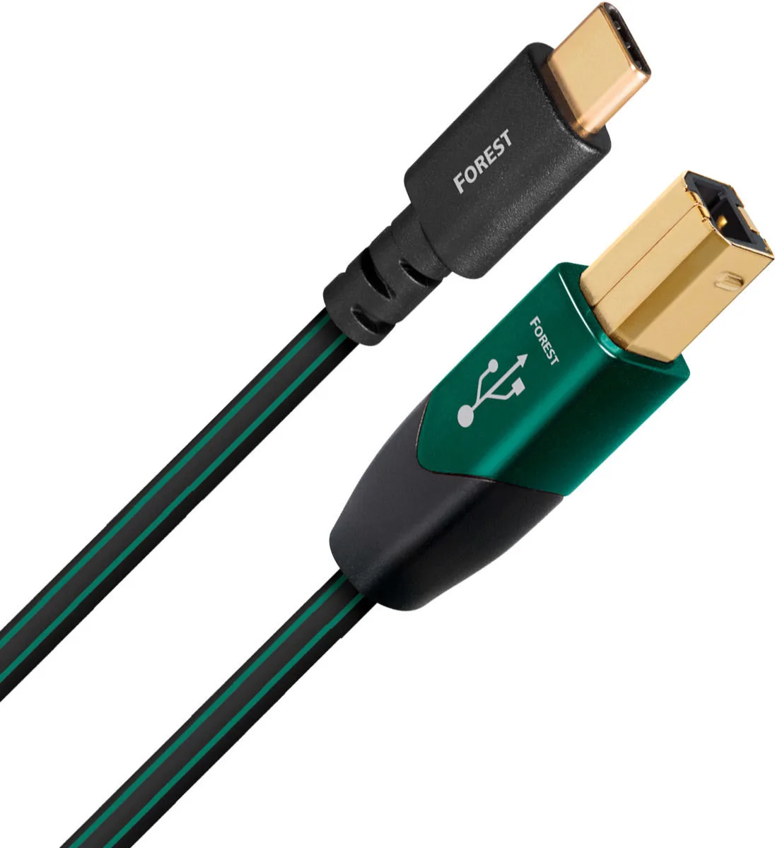 Audioquest Forest USB B vers Type C (0,75 m) Câbles USB