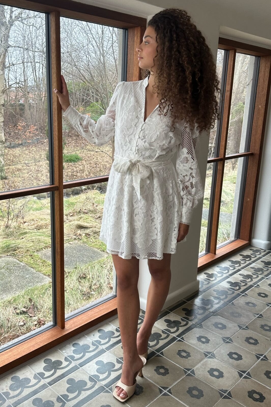 Neo Noir Heidi Lace Dress