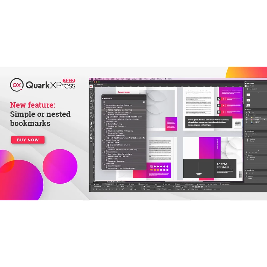 QuarkXPress 2023 - Tarif Association - Licence 1 an - 1 utilisateur - A télécharger