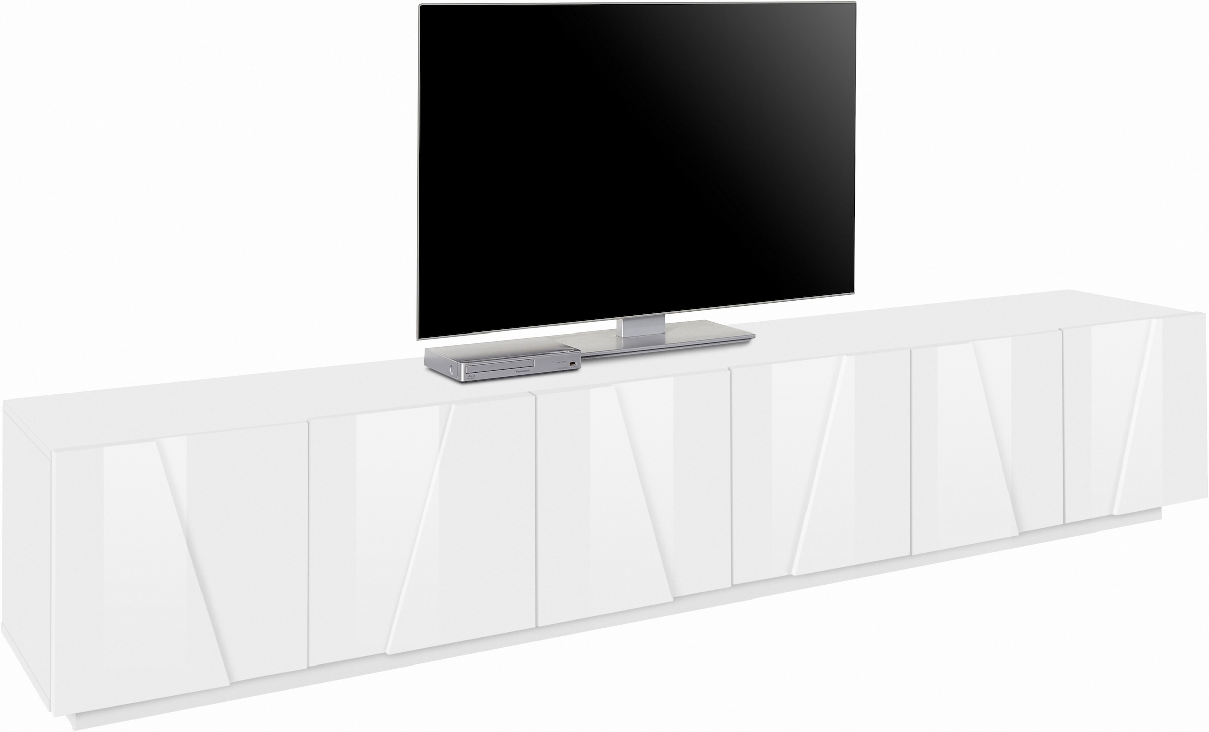 INOSIGN Lowboard »PING, TV-Board, TV-Band, TV-Kommode« mit 6 Türen, Breite 243,8 cm