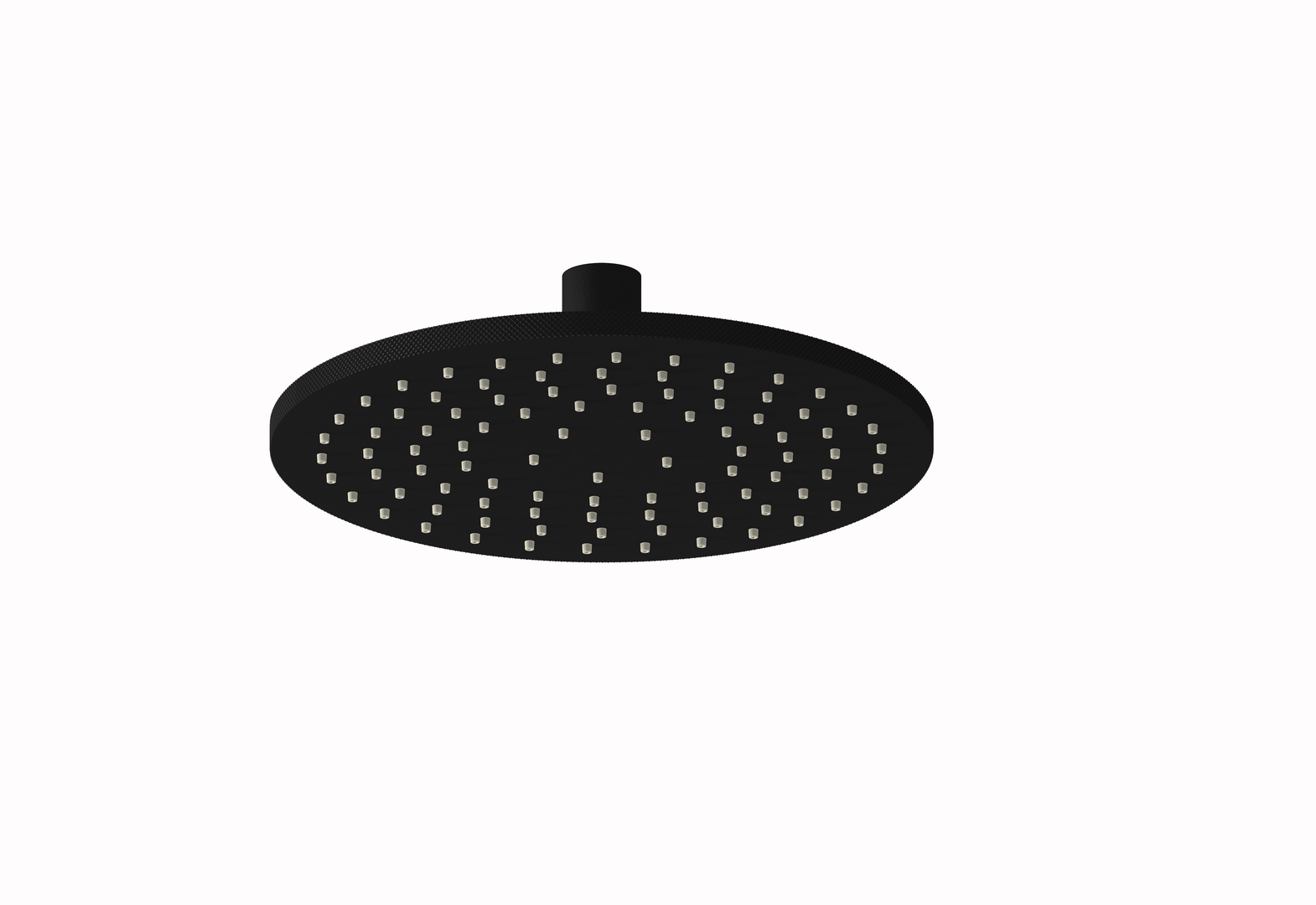 Plieger Roma hoofddouche 20cm mat zwart