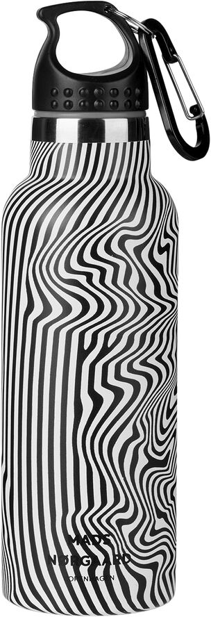 Mads Nørgaard - Copenhagen Thermality Gefell Water Bottle Psykedelic aop / black / white