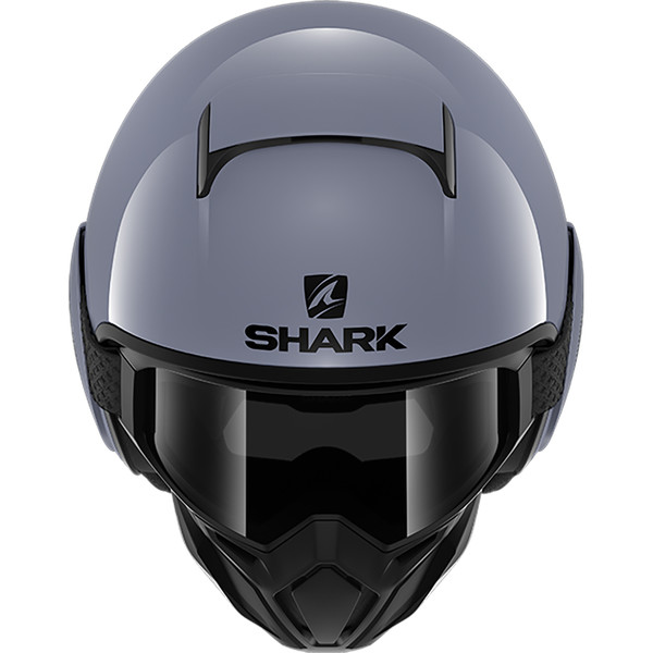 Shark - Casque Street Drak Blank Argent