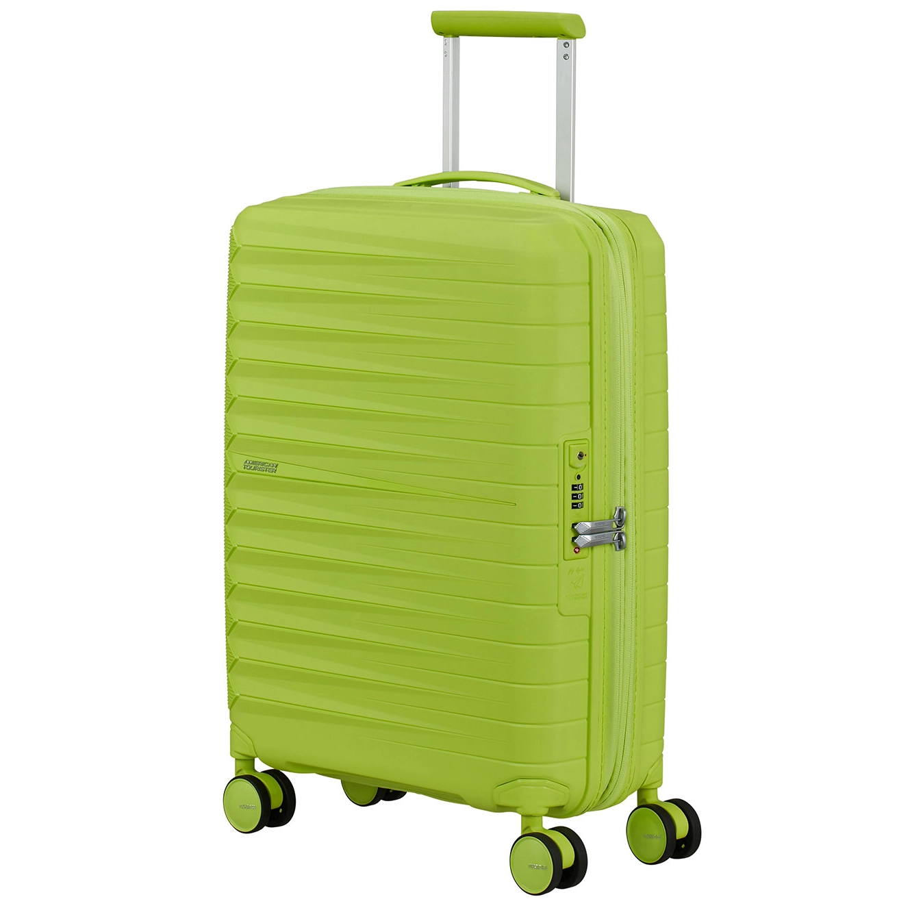 American Tourister Fastforward Spinner 55 EXP Neon Lime