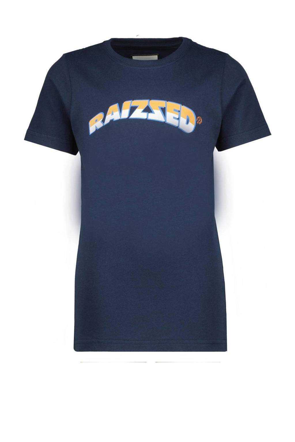 Raizzed T-shirt Djarno met logo donkerblauw