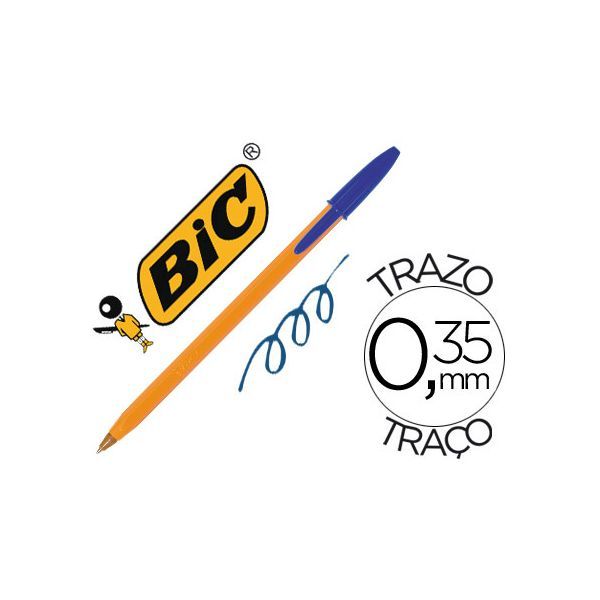 Bic Esferográfica Orange Original Fine Azul 20 Un.