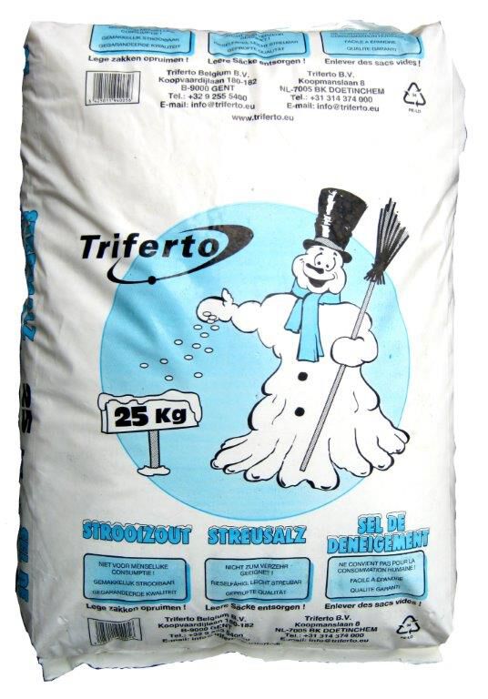 Strooizout in zak 25KG -