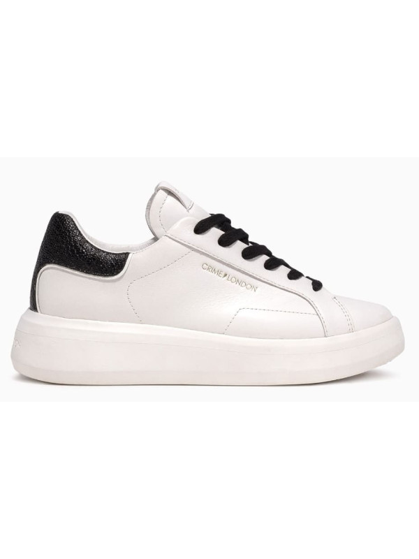 Sneakers LOW TOP LEVEL UP White - Crime London