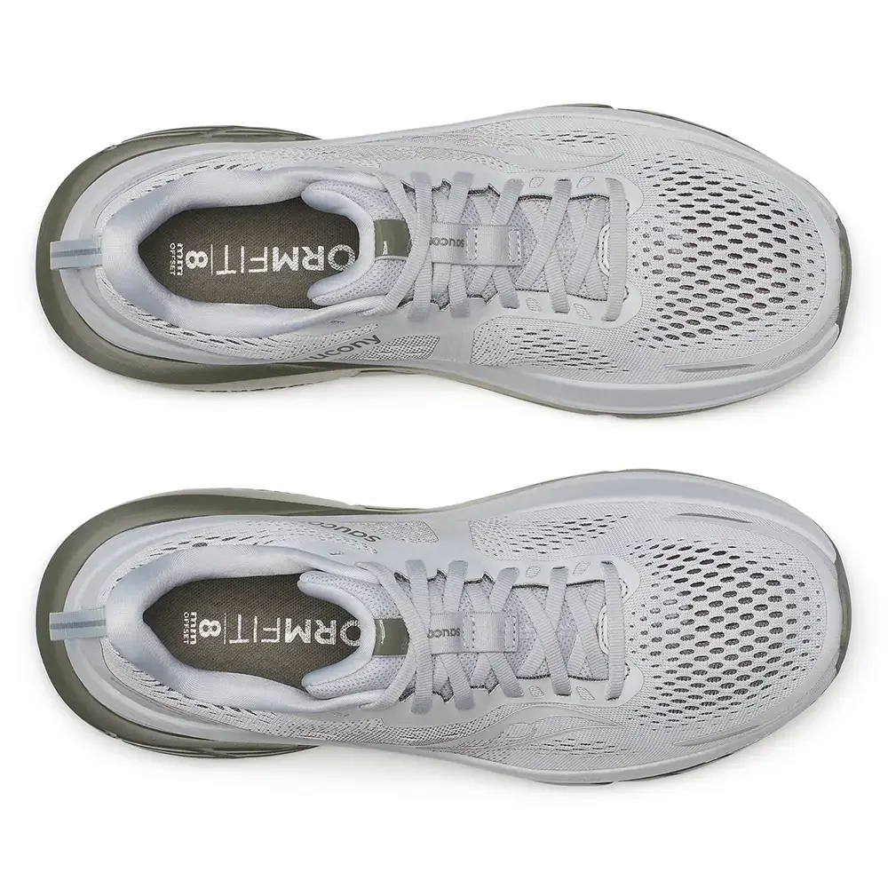 Saucony Guide 18 Hardloopschoenen Wit/Olijfgroen Heren