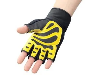 HMS Gym Handsker RST01 sort/gul r. XXL (17-63-204)