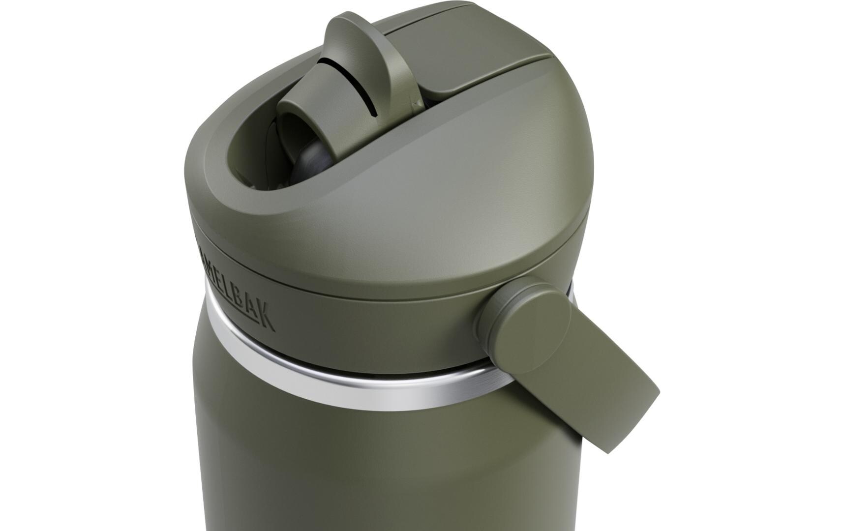 Thermosflasche Thrive Flip Straw V.I. 750 ml, MossDer mobile Getränkeschutz