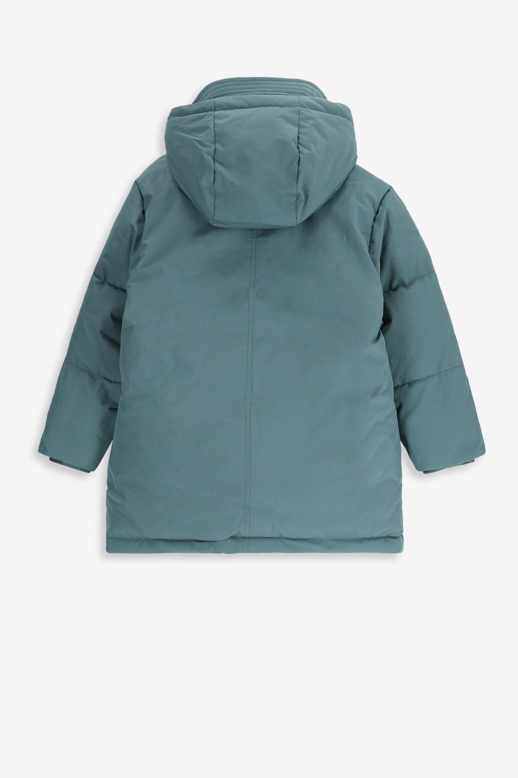 Blauwe technische parka jas