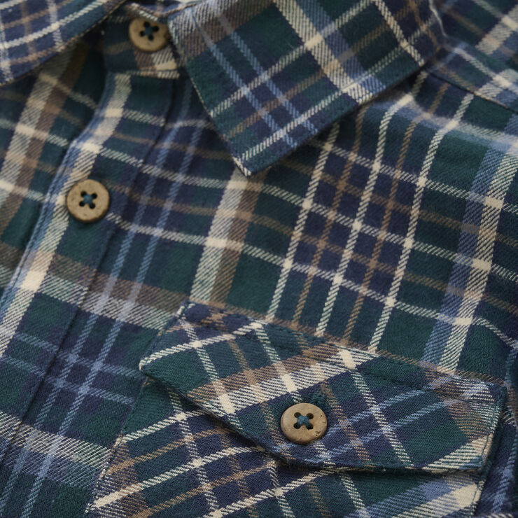 En Fant Shirt LS Check Green gables