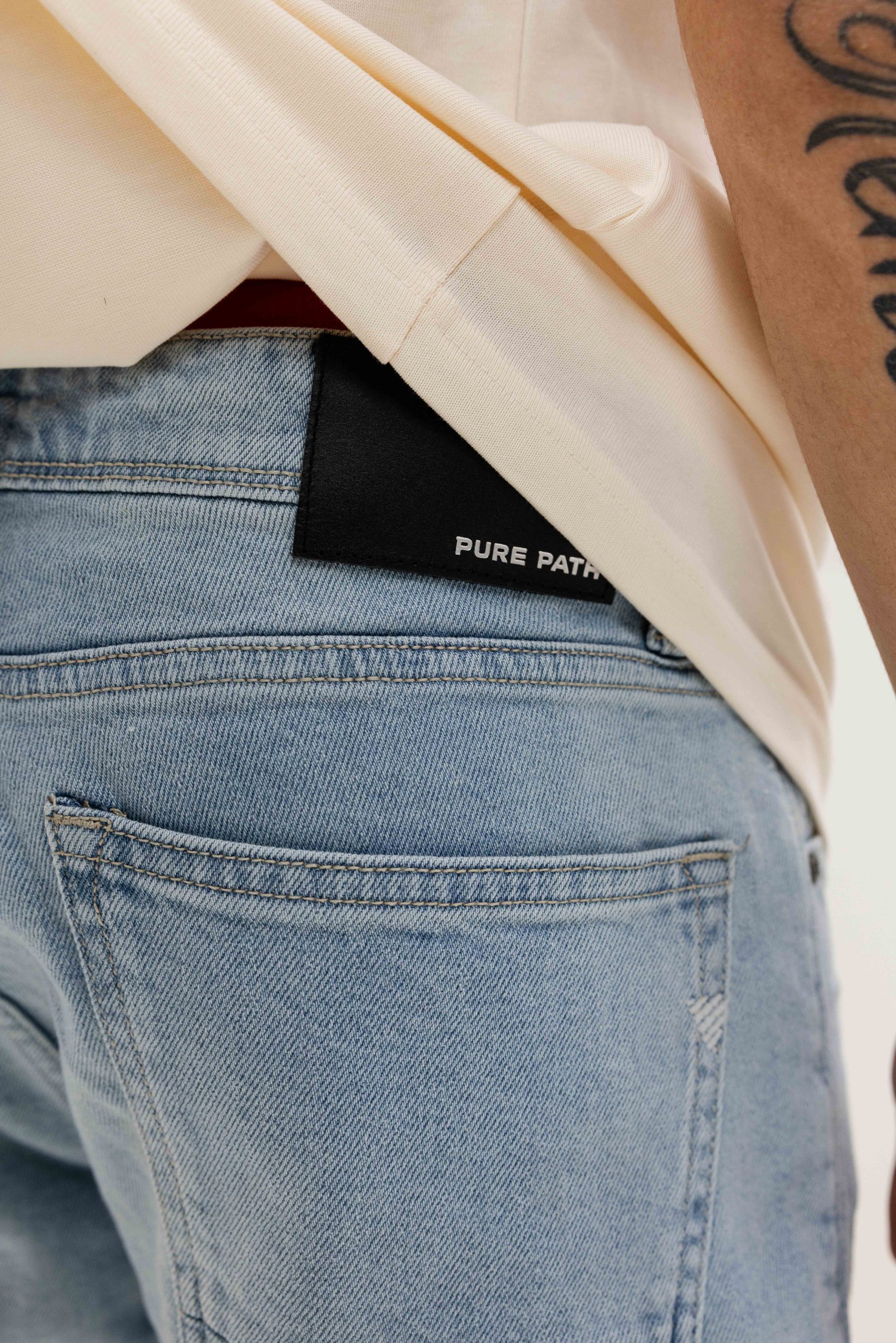 Pure Path The Ryan Jeans W1656 Heren Lichtblauw
