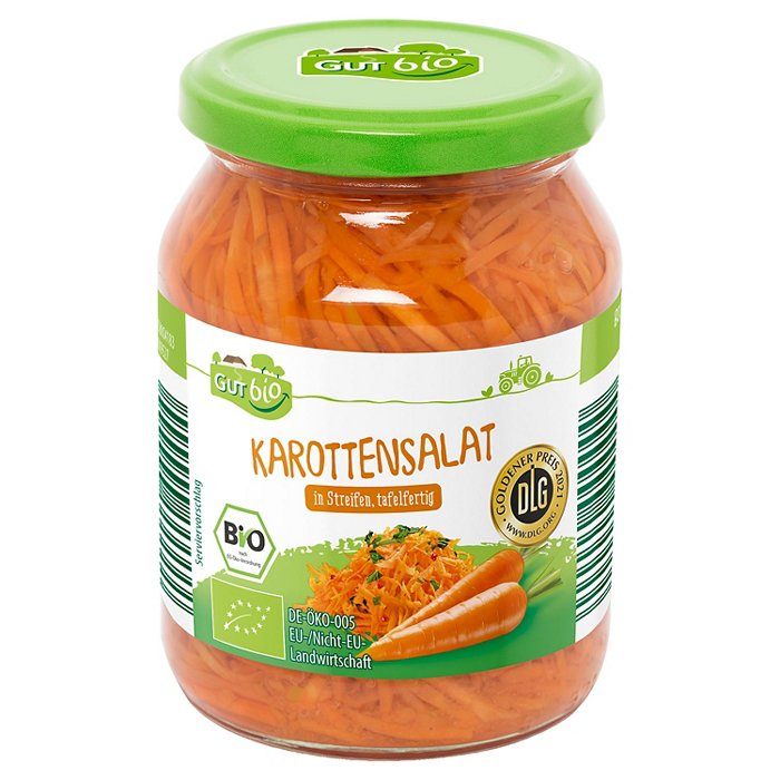 GUT BIO Bio-Gemüsekonserven 330 g, Karotte