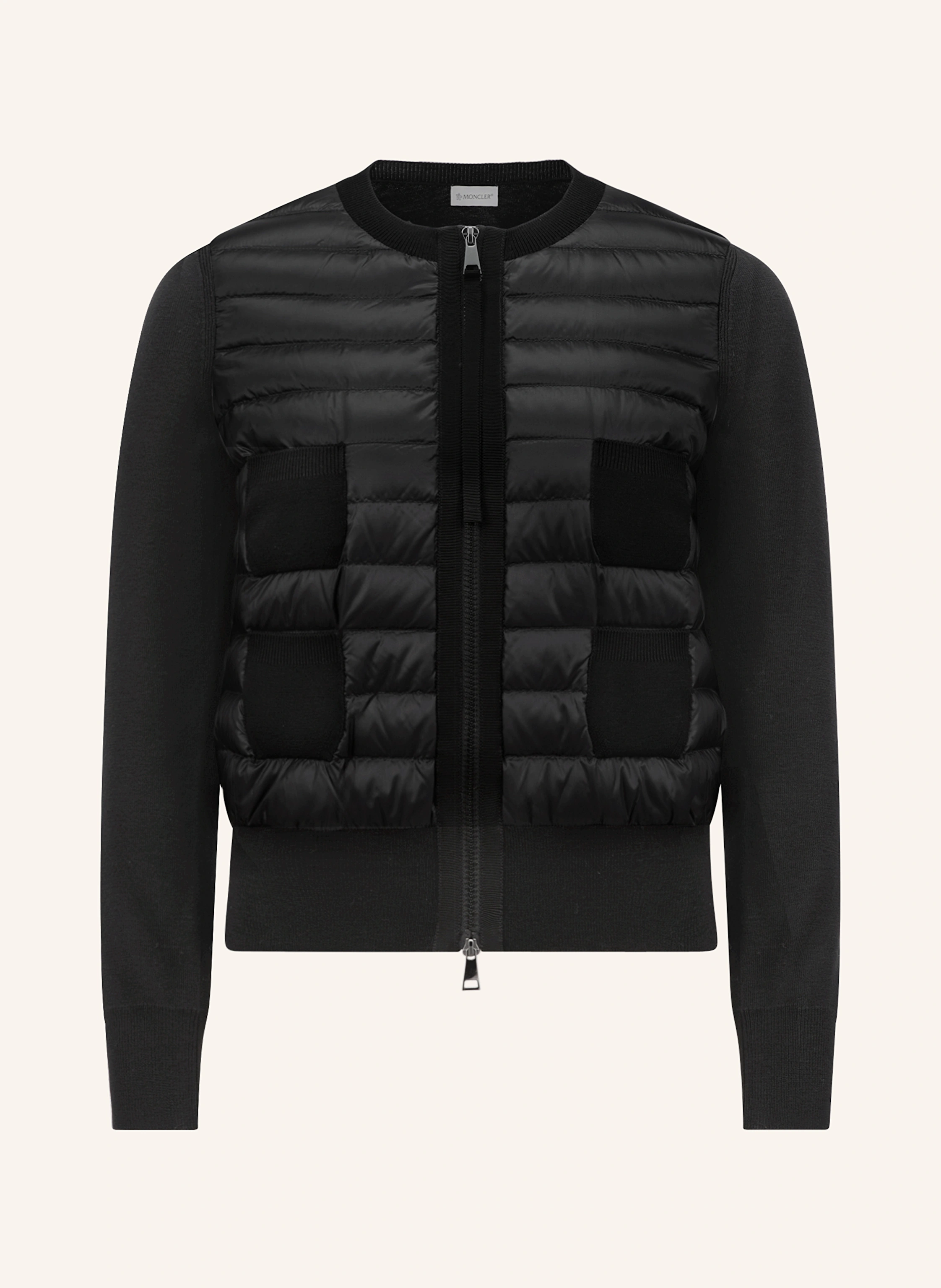MONCLER Daunenjacke im Materialmix