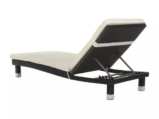 Bain de soleil de plage et jardin avec matelas confort ZEPHYR