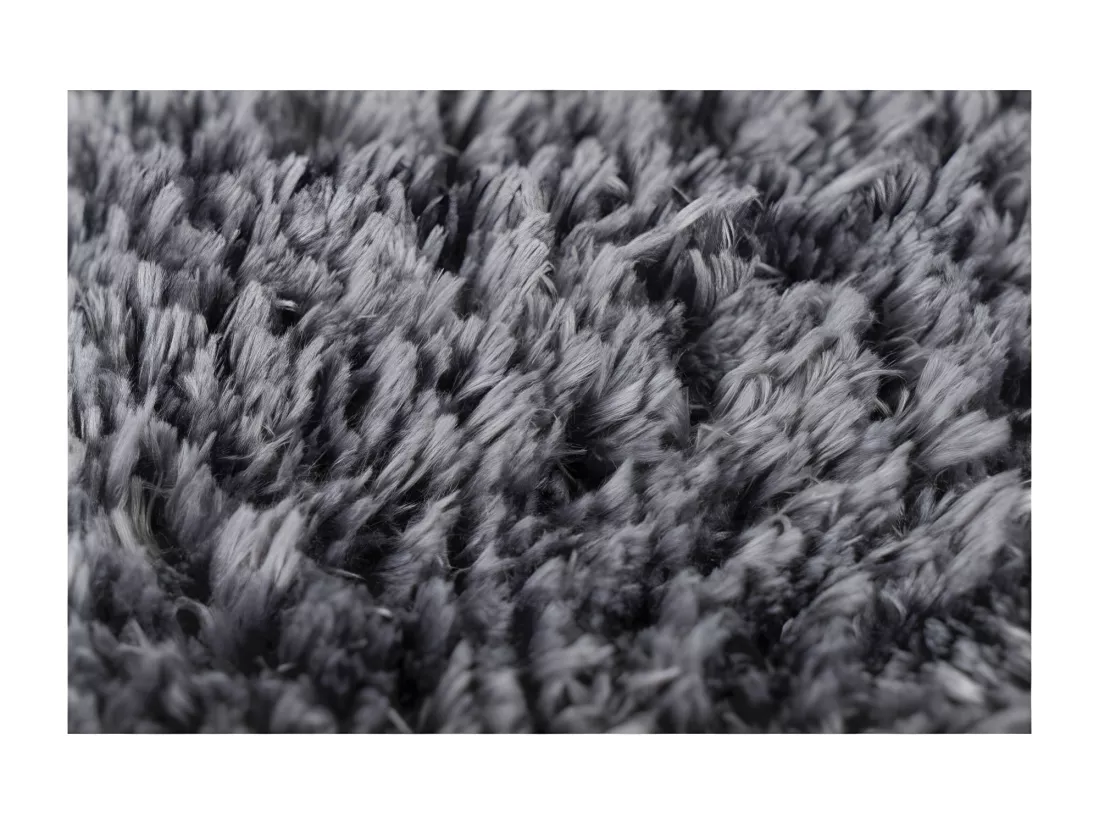 Tapis 230x160cm, design C005D coloris anthracite - Confort et élégance pour votre intérieur