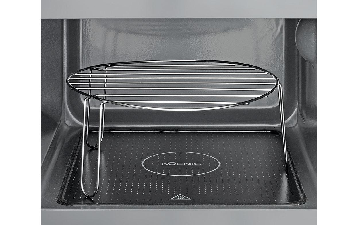 Mikrowelle Rotary Wave Silber<br>Kombigerät mit Mikrowellen- und Grillfunktion