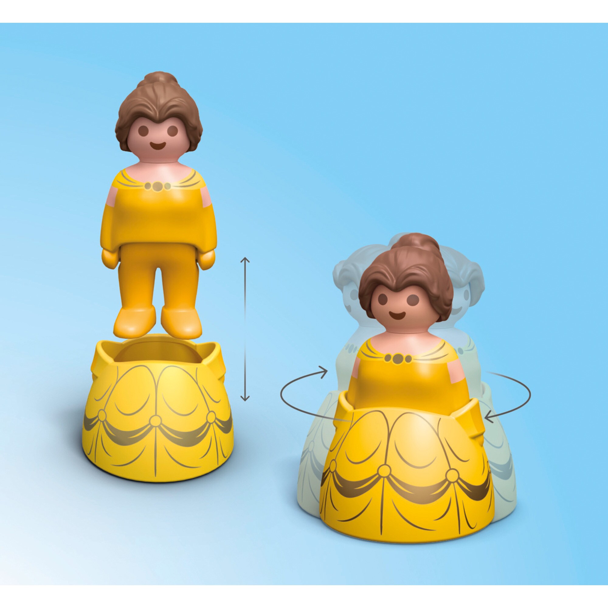 PLAYMOBIL Konstruktionsspielzeug Junior & Disney: Belles Spielturm mit Melodie
