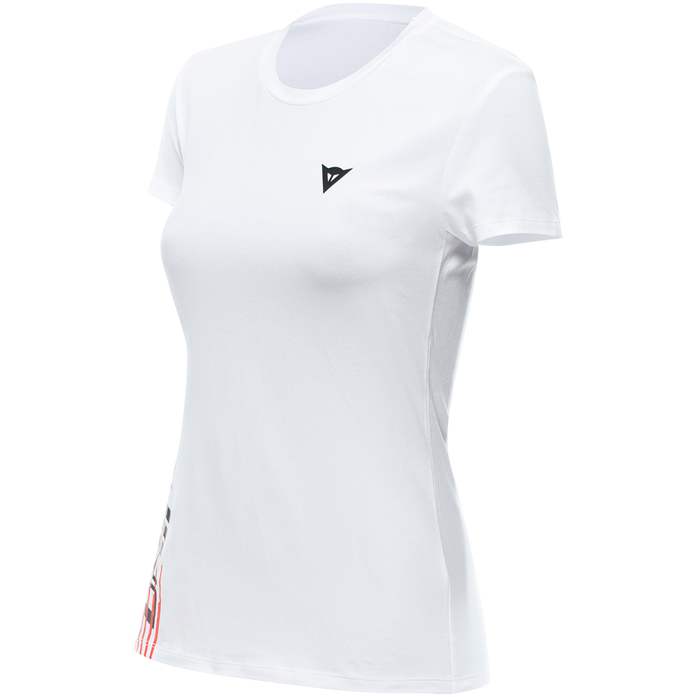 Dainese - T-shirt femme Logo Lady Blanc