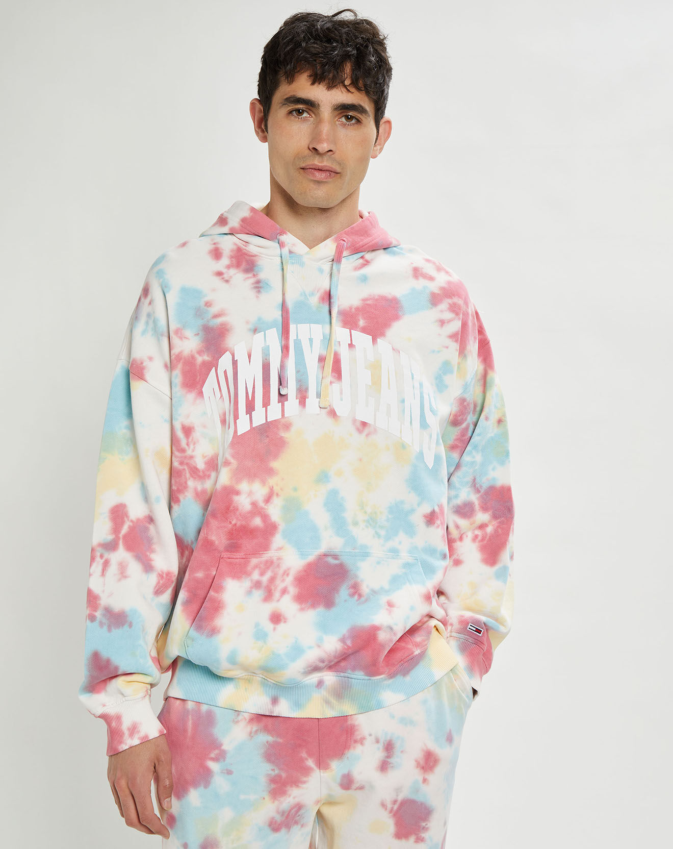 Tommy Jeans Sweat à capuche Aop Tie Dye multicolore