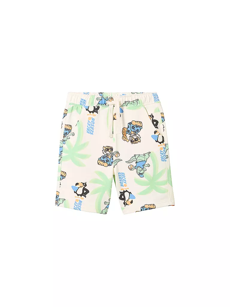 TOM TAILOR Jungen Sweatshorts  weiss