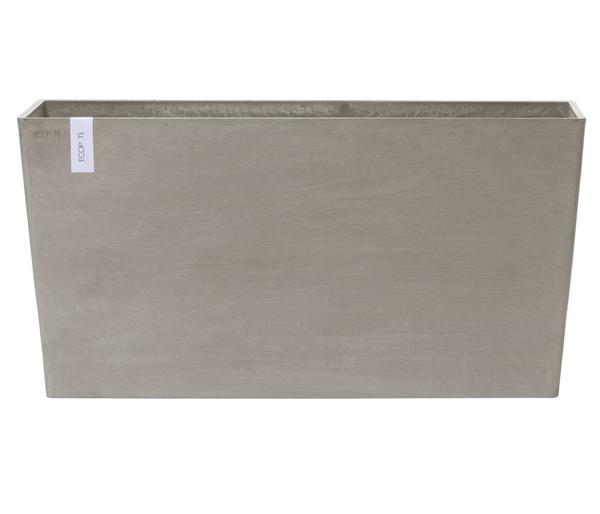 Ecopots Kunststoff-Kasten Paris mit Rollen,