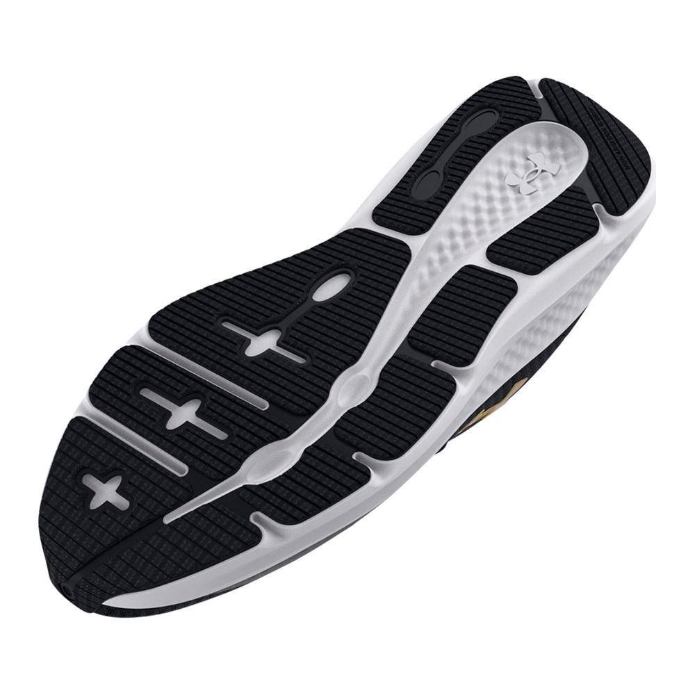 Under Armour UA CHARGED PURSUIT 3 - Chaussures running Homme black/black/metallic gold