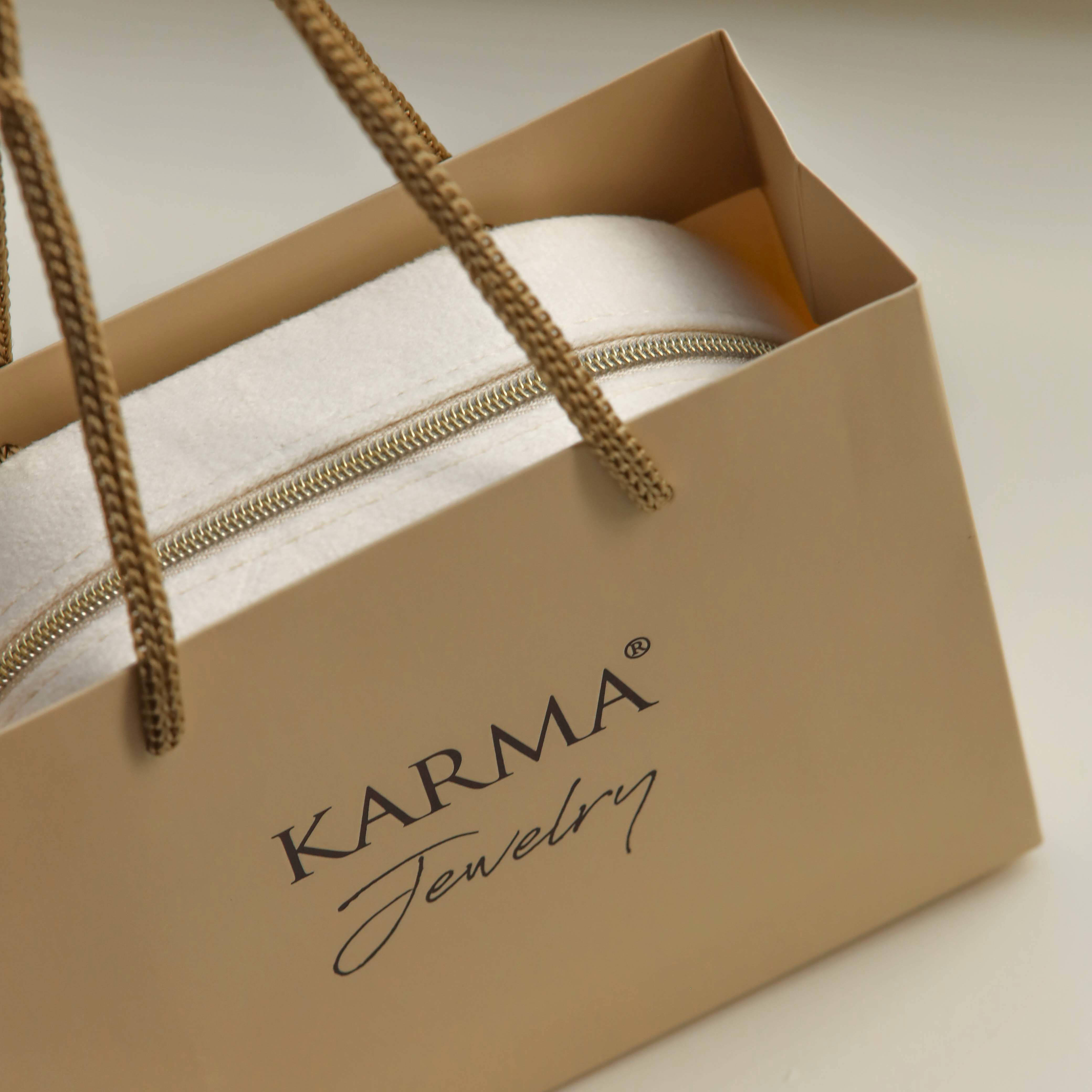 KARMA Jewelry giftbox met sieraden goudkleurig