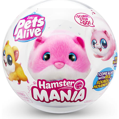 Pets Alive Hamstermania hamsterkæledyr - assorteret