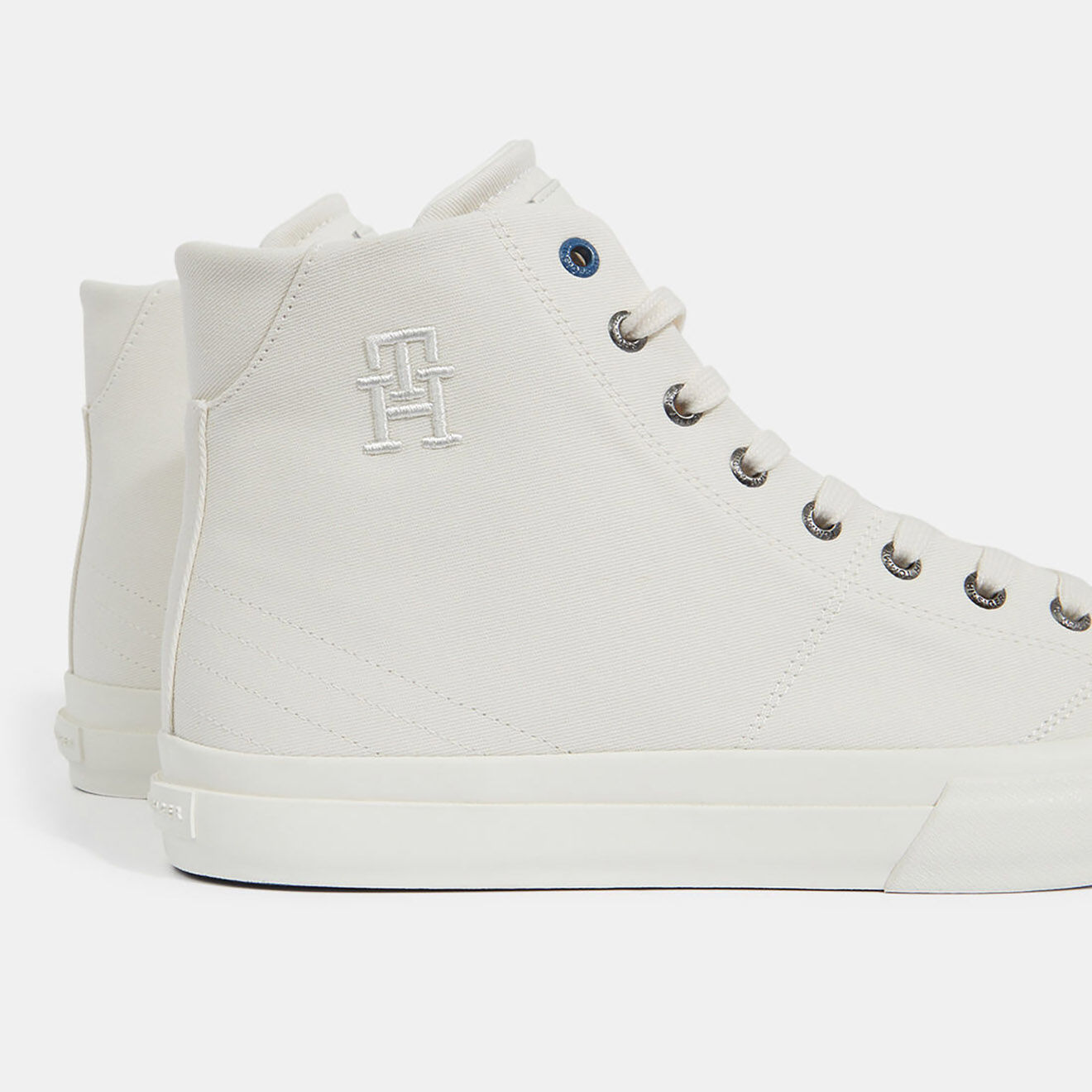 Tommy Hilfiger Baskets montantes Canvas écrues
