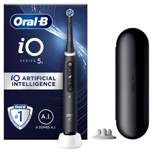 Oral-B iO 5S Zwart Elektrische Tandenborstel By Braun