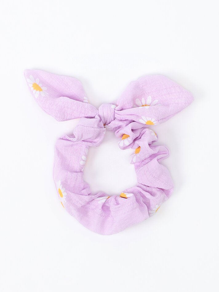 Conjunto de tiara de margaridas e 2 scrunchies - Vários modelos