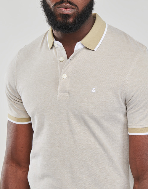 Jack & Jones - JJEPAULOS POLO SS - Beige