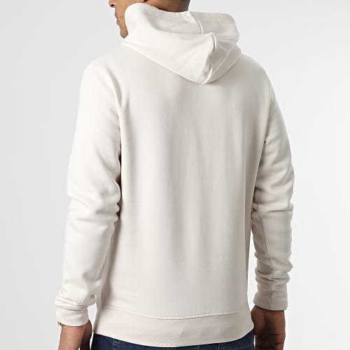 Sweat Capuche Gros Gamin Beige Noir