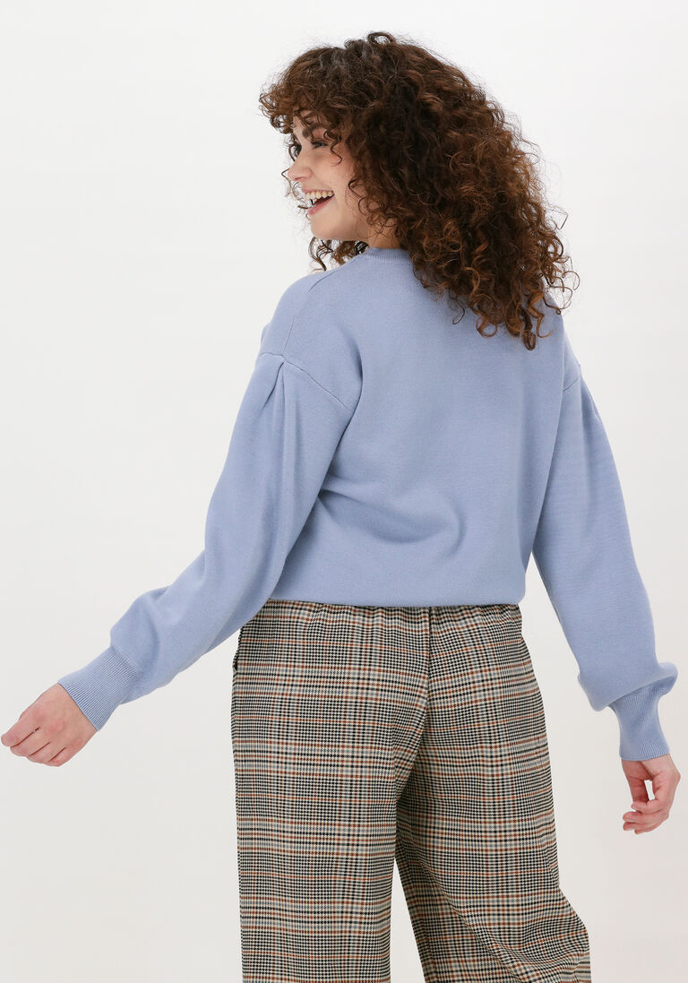 MINUS lichtblauwe minus trui lupi knit pullover