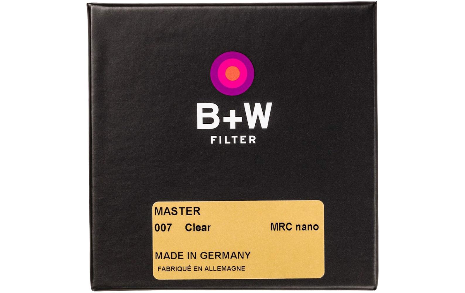 Schutzfilter MASTER 007 Clear MRC Nano – 52 mmLinsenschutz ohne Filterwirkung