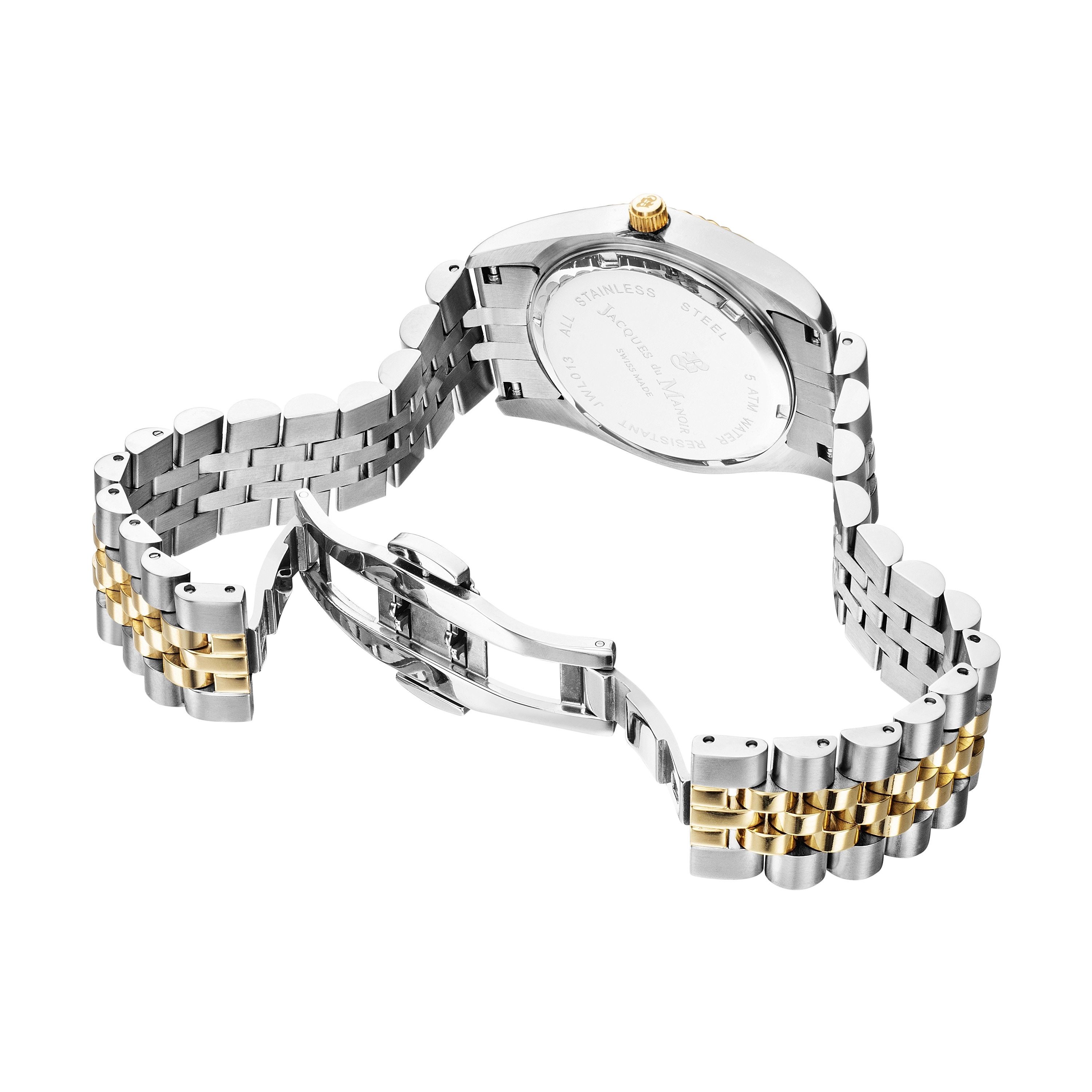 Jacques du Manoir Damen Armband Uhr Inspiration 31 Edelstahl zweifarbig JWL01201
