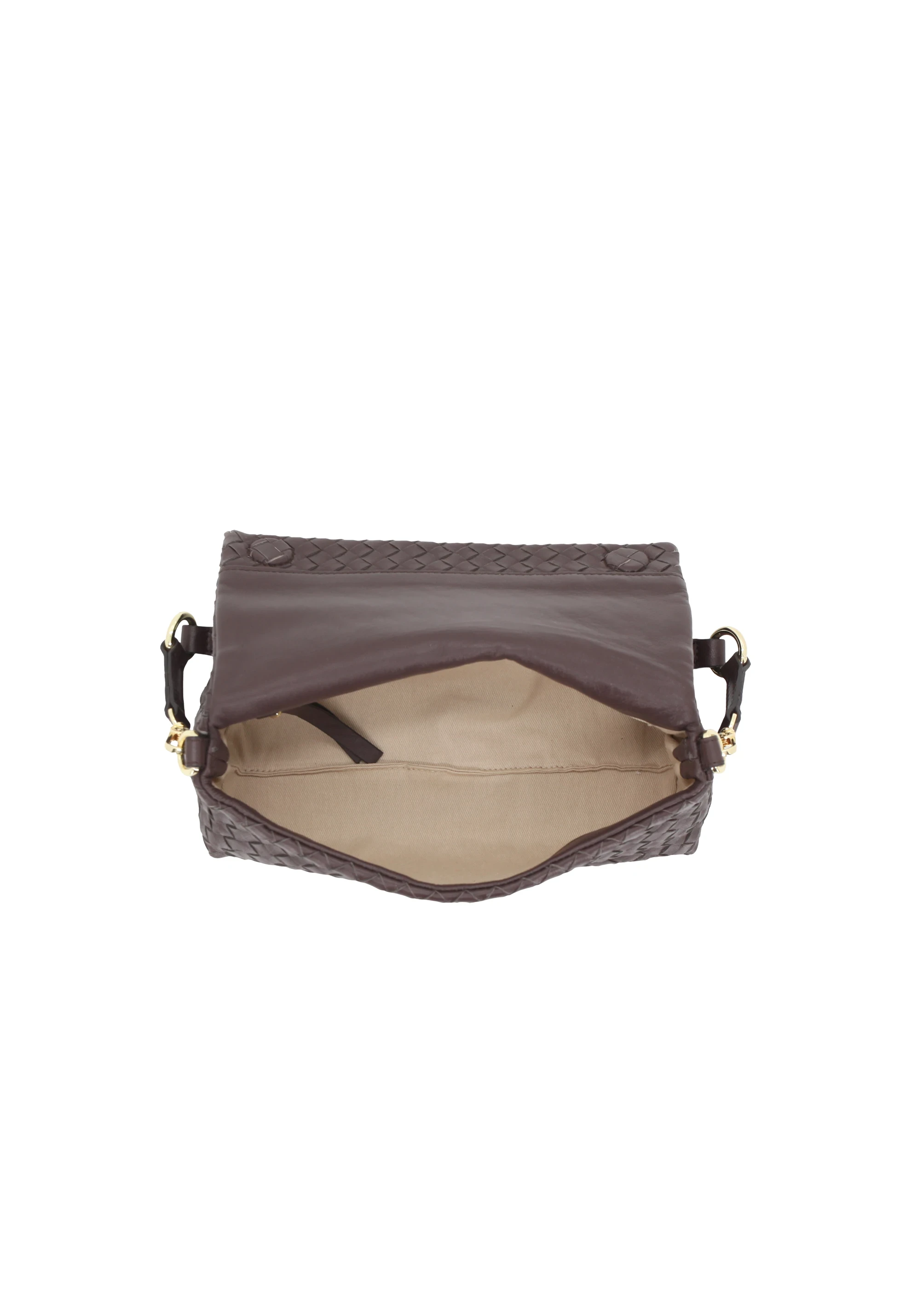 Shoulder bag MILA Leather Piuma weaving Standard