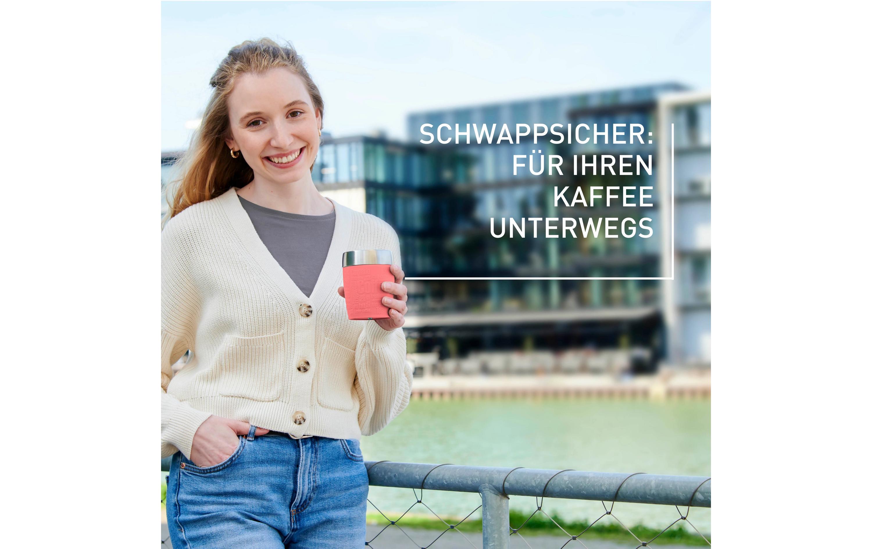 Thermobecher Travel Cup 200 ml, HimbeerIdeal für Padmaschinen und Vollautomaten