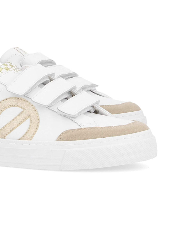 Sneakers STRIKE STRAPS White/Gold - No Name
