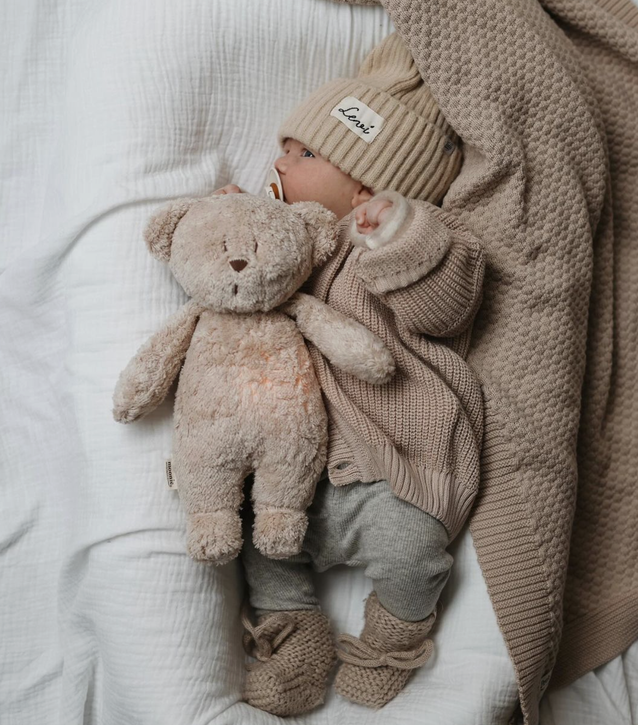 Moonie Moonie the humming bear Cappuccino Natur 2.0