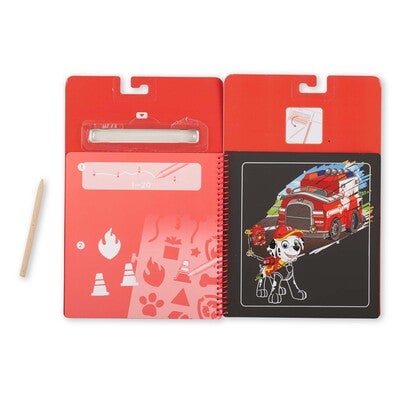 Melissa & Doug Paw Patrol Scratch Art Aktivitetssett 3-Pack