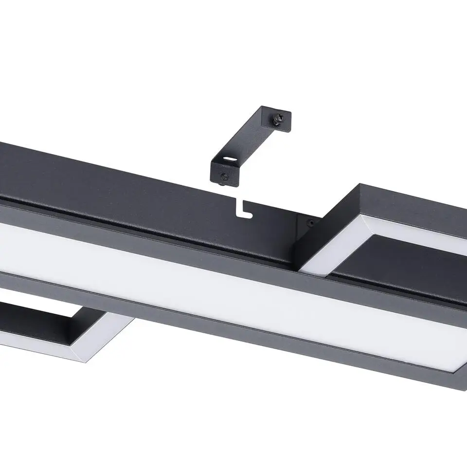 EGLO Monirote Plafonnière - LED - 78 cm - Zwart