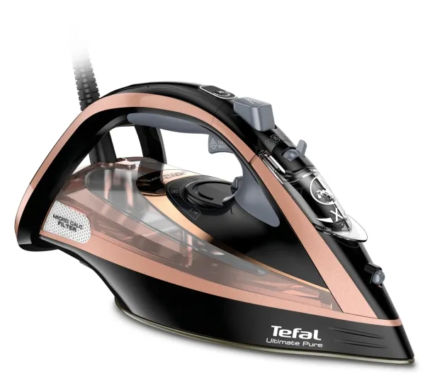 [OUTLET] - Tefal Ultimate Pure FV9845E0 Dampstrygejern - Rødmen d'été