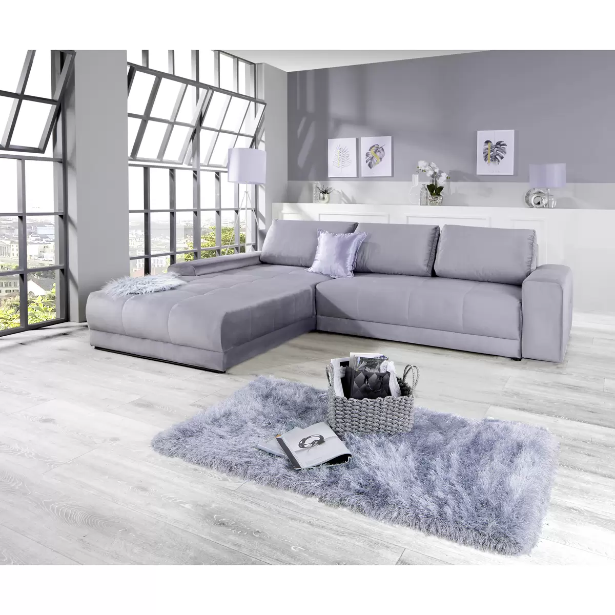 Ecksofa Adria 246 x 137 Grau