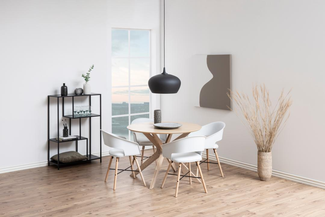 Glasgow Eetkamertafel - Ø105 cm - Eiken